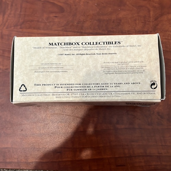 *NWT* Matchbox Fire Engine Series 1904 Merryweather Die Cast Model Car - Picture 3 of 12